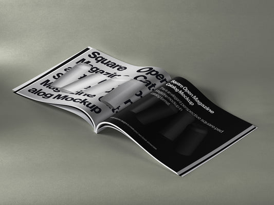 Square Magazine Mockup [Digital Photoshop File]