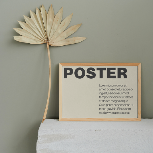 Wooden Frame Mockup [Digital Photoshop File]